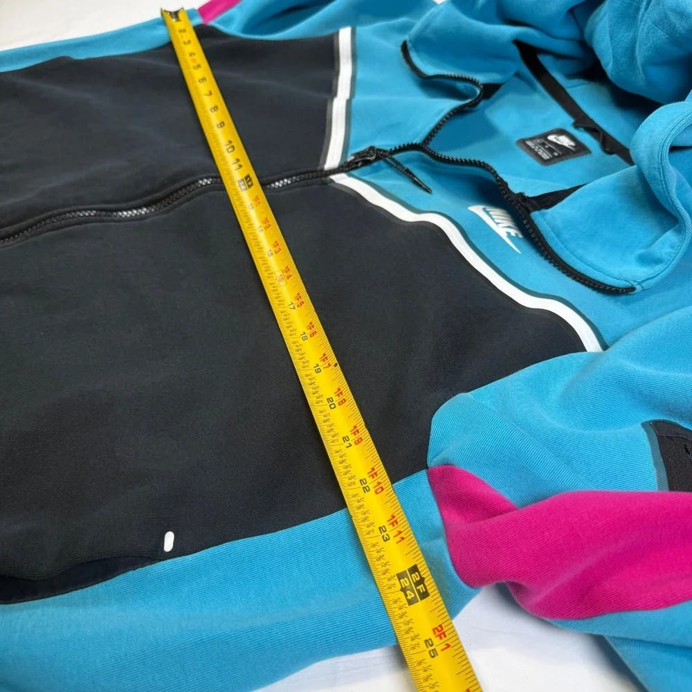 Nike Tech Fleece Full Zip Hoodie South Beach Color block Jacket Men's Size XL